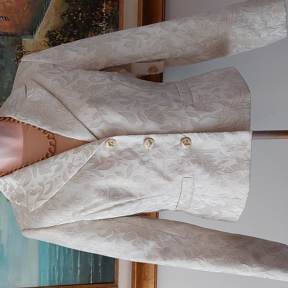 Holiday Brocade Blazer - Picture 2 of 14